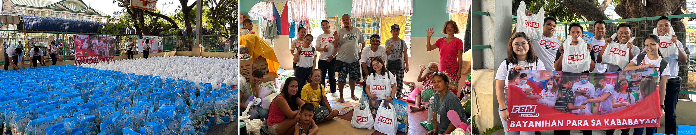 La FBM Foundation ayuda a 2.000 habitantes de Cavite, Filipinas, con una operación de emergencia