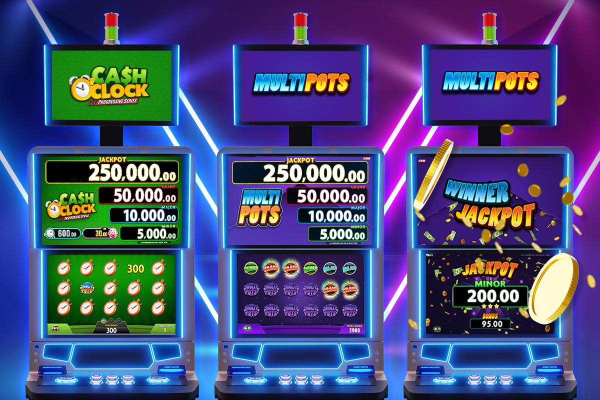 Multipots video bingo game bonus feature showing different jackpot levels and winnings.