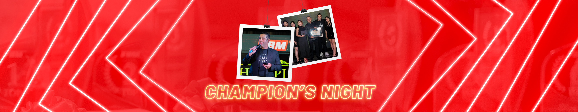 FBM®️ Champion's Night: celebrando la excelencia con el foco en la promoción Cash Panalo