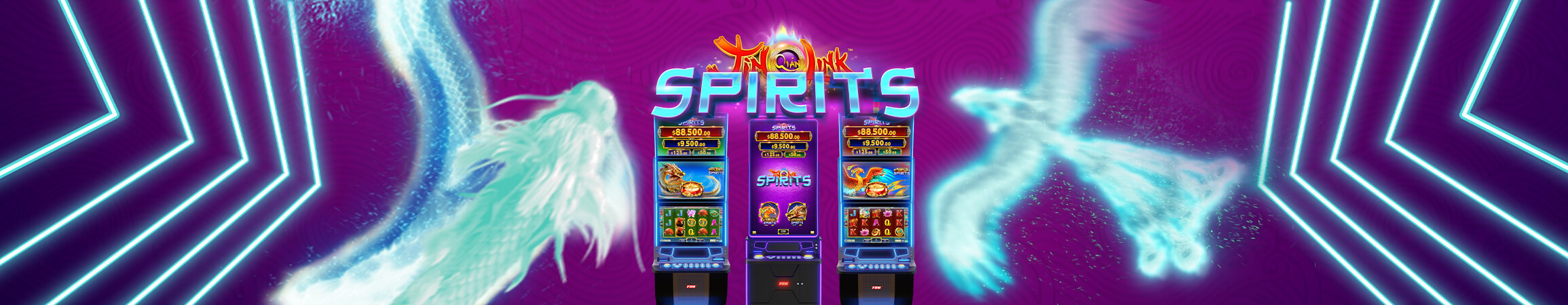 Evoke the wealth in the Jin Qián Link Spirits™ slots product