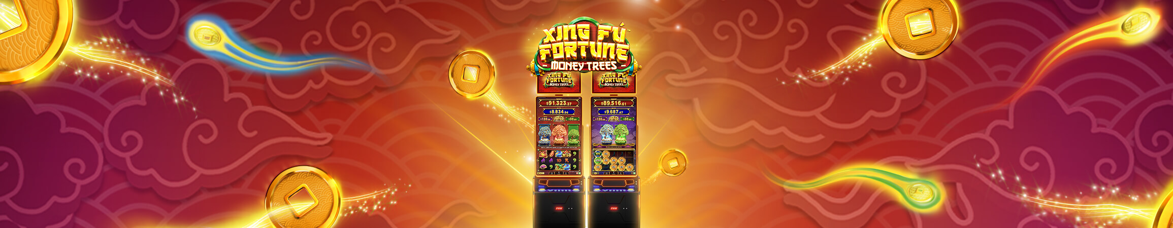 Shake the Xing Fú Fortune™ Money Trees and collect golden prizes on FBM®’s latest slot!