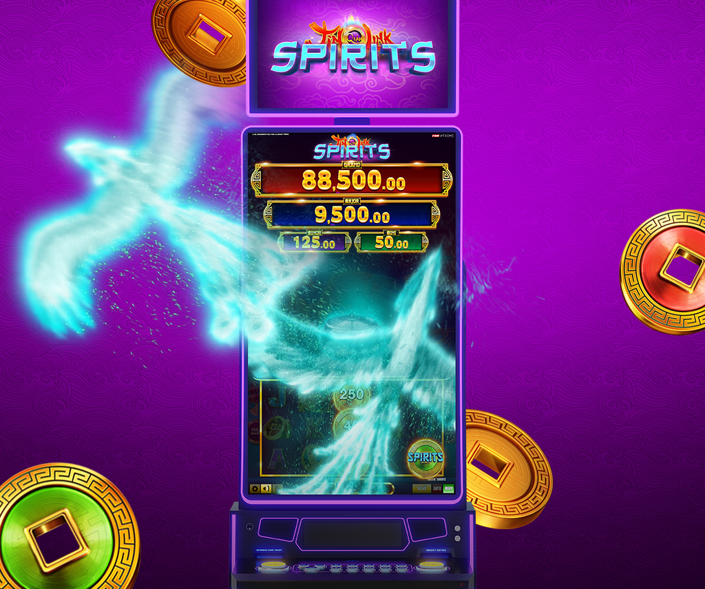 Spirit Coin feature from Ji Qián Link™ Spirits unlocking all screen values