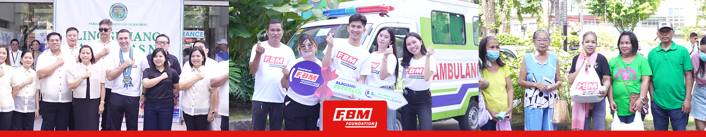 FBM Foundation donates an ambulance to improve accessible health care at the Baliwag City Hemodialysis Center
