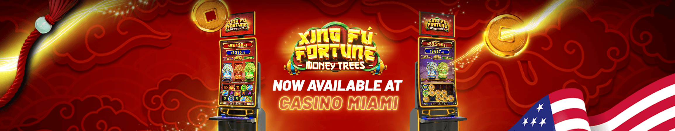 FBM® installs Xing Fú Fortune™ Money Trees at Casino Miami  