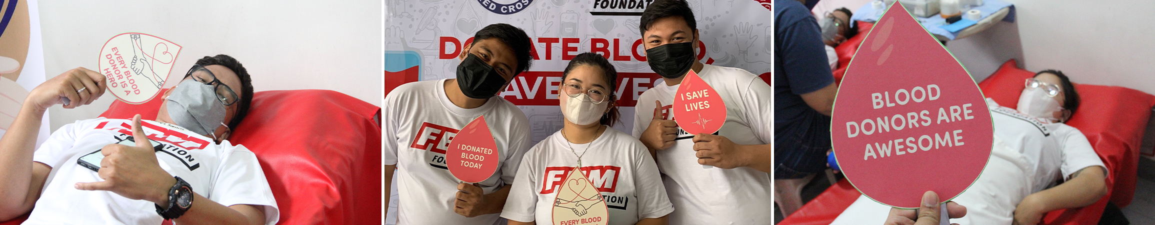 FBM Foundation and Philippine Red Cross did a Blood Donation Campaign in Pasig