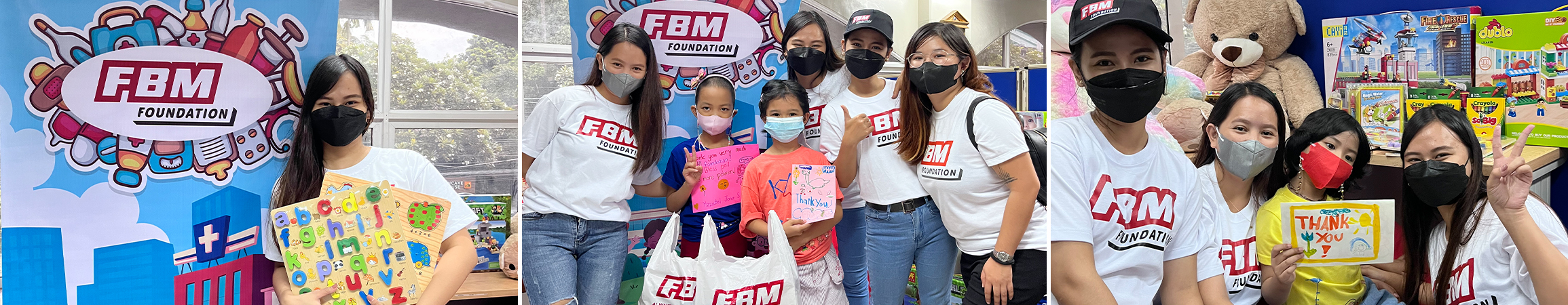 FBM Foundation and Kythe Foundation help 80 chronic patients in the National Children’s Hospital in Quezon
