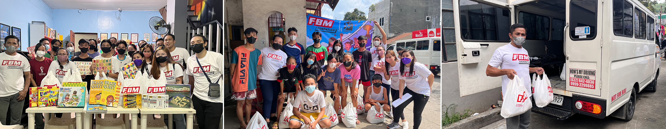 FBM Foundation helps Fairplay charity in Payatas 
